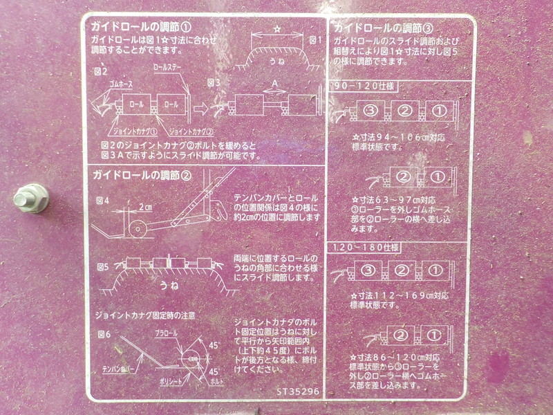 ササオカ 後付台形整形マルチ STA-DM121 適応馬力13～28PS 目安 