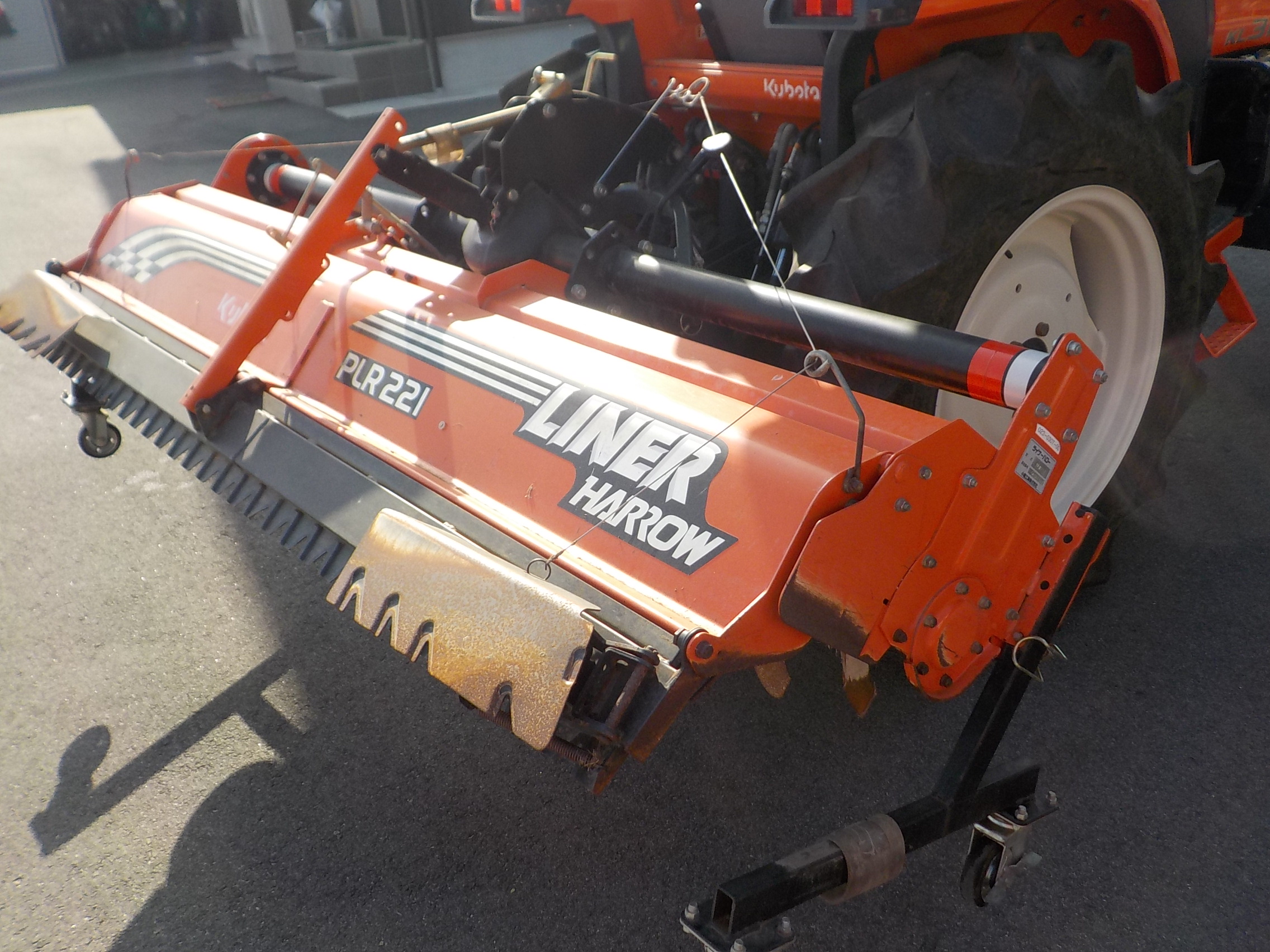 コバシ 代掻きハロー PLR221-B 作業幅2.2m クボタBヒッチ 1本物