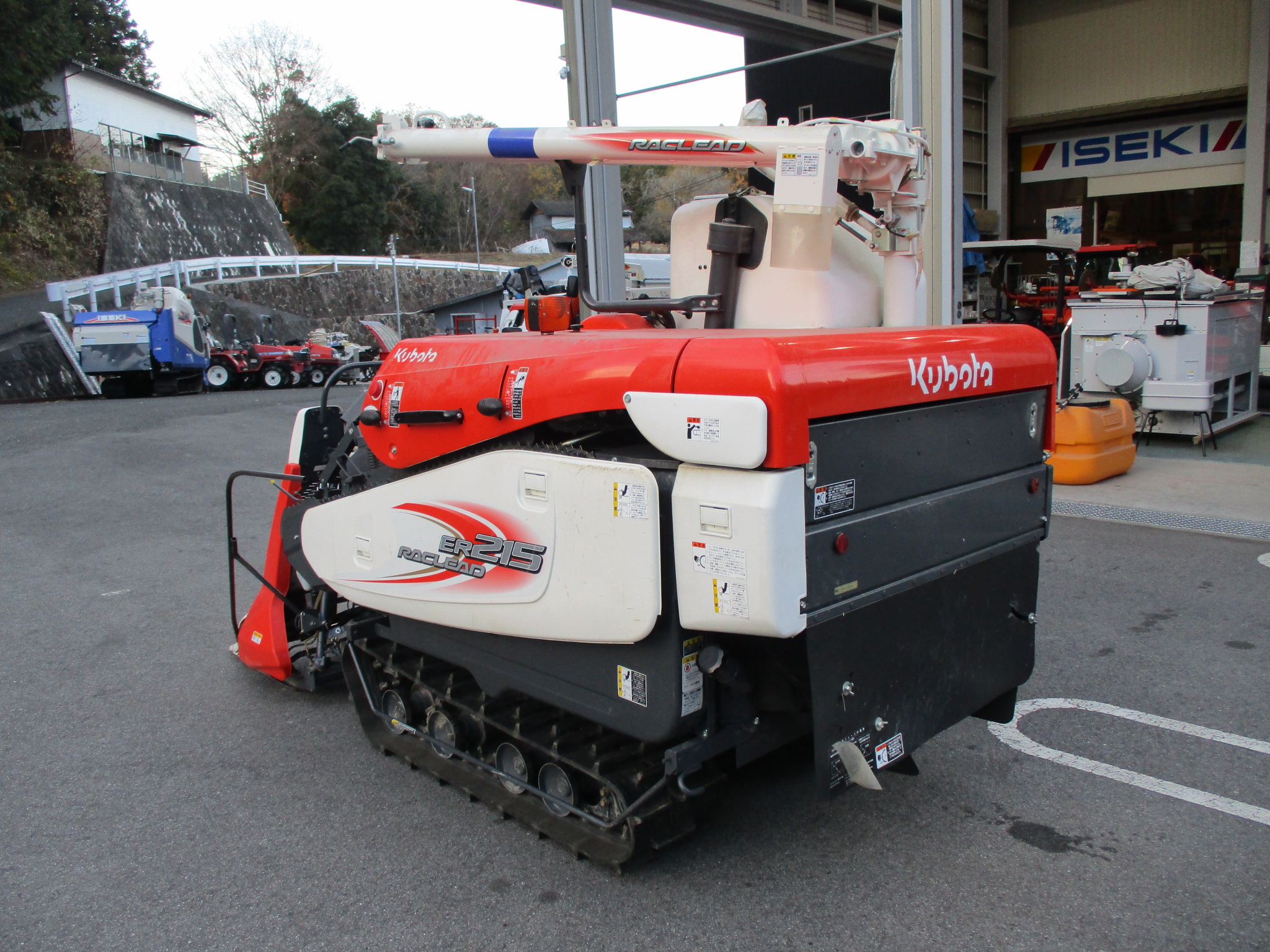 クボタ コンバイン ER215GW 15.5ps 95h 2条刈 グレンタンク