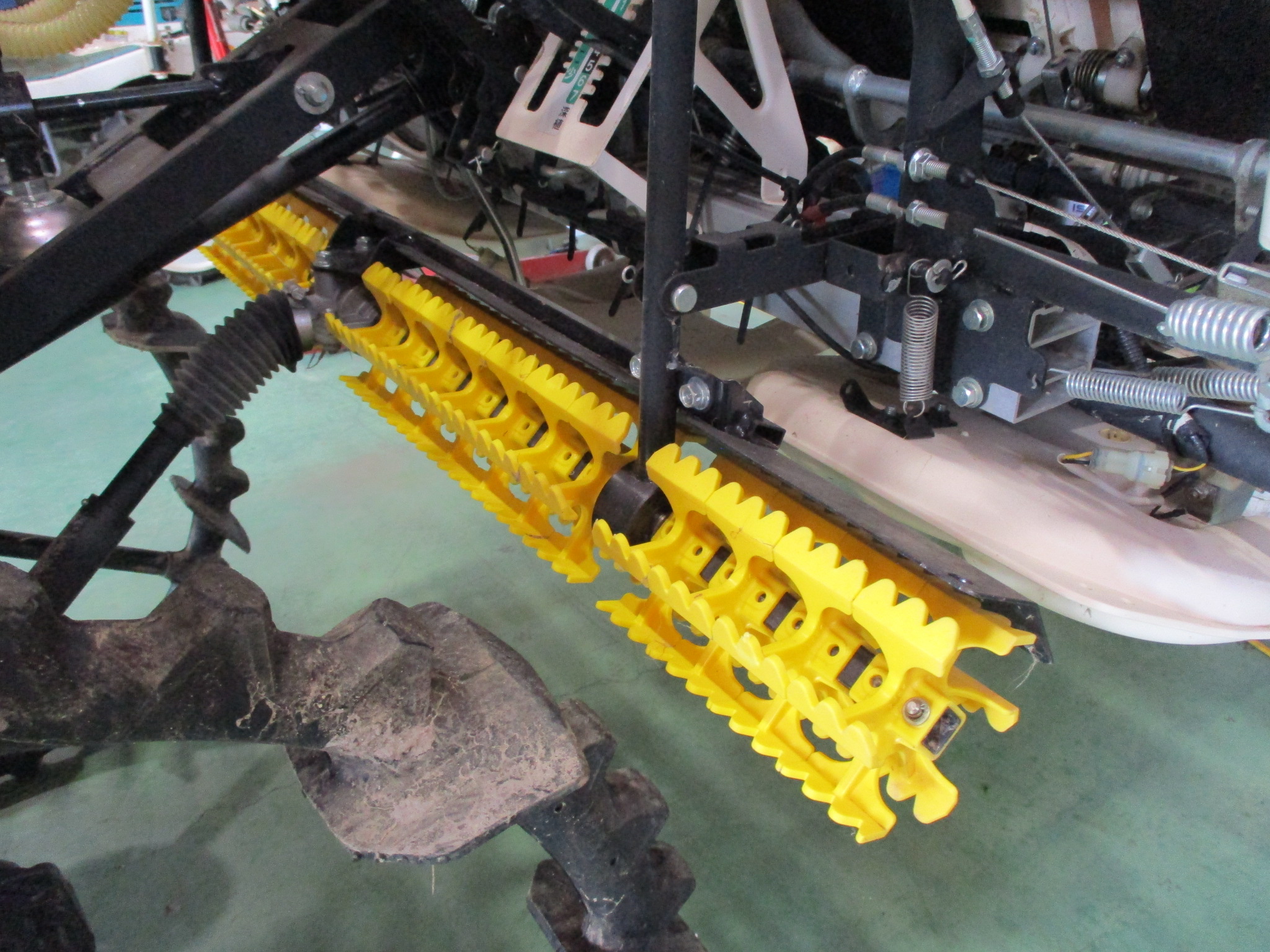 ヤンマー 田植機 RJ5 12ps 5条植 ロータリ パワステ セル