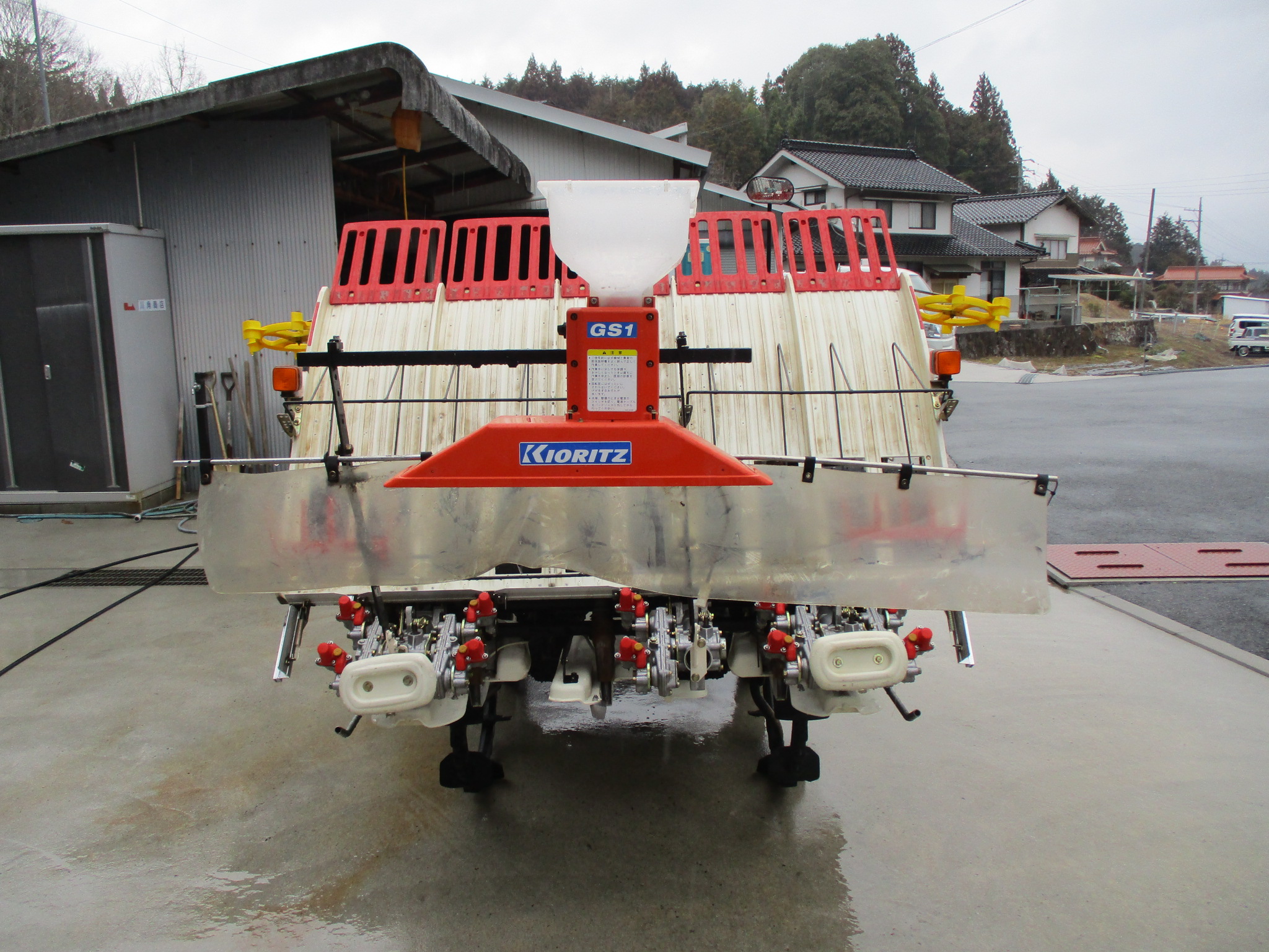 ヤンマー 田植機 VP5C 12ps 5条植 ロータリ パワステ セル