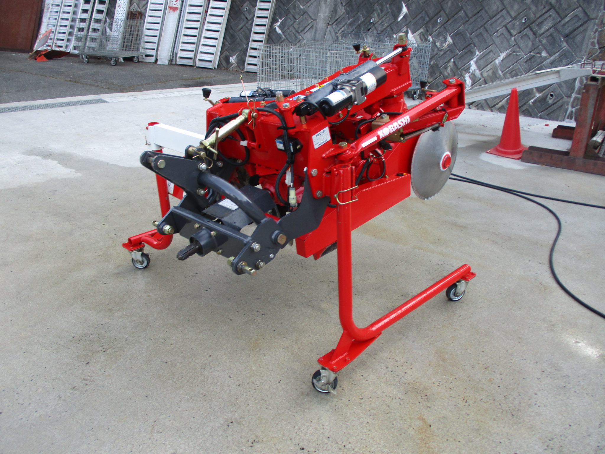 コバシ あぜ塗機 RKM751F-A2 ディスク径75cm ヒッチA2 リターン