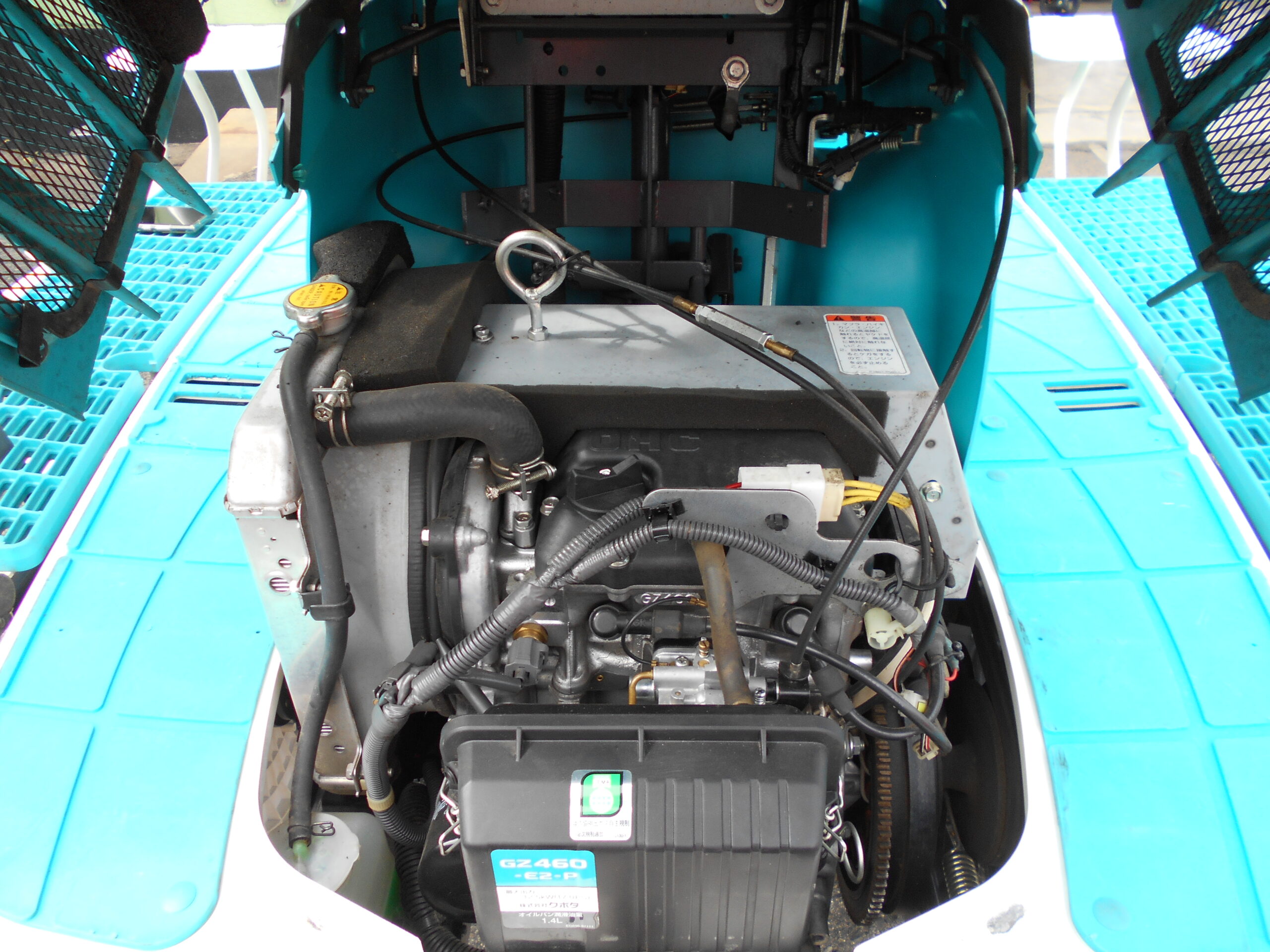 クボタ 田植機 ZP55-F 17ps 使用時間229h 5条植 ロータリ