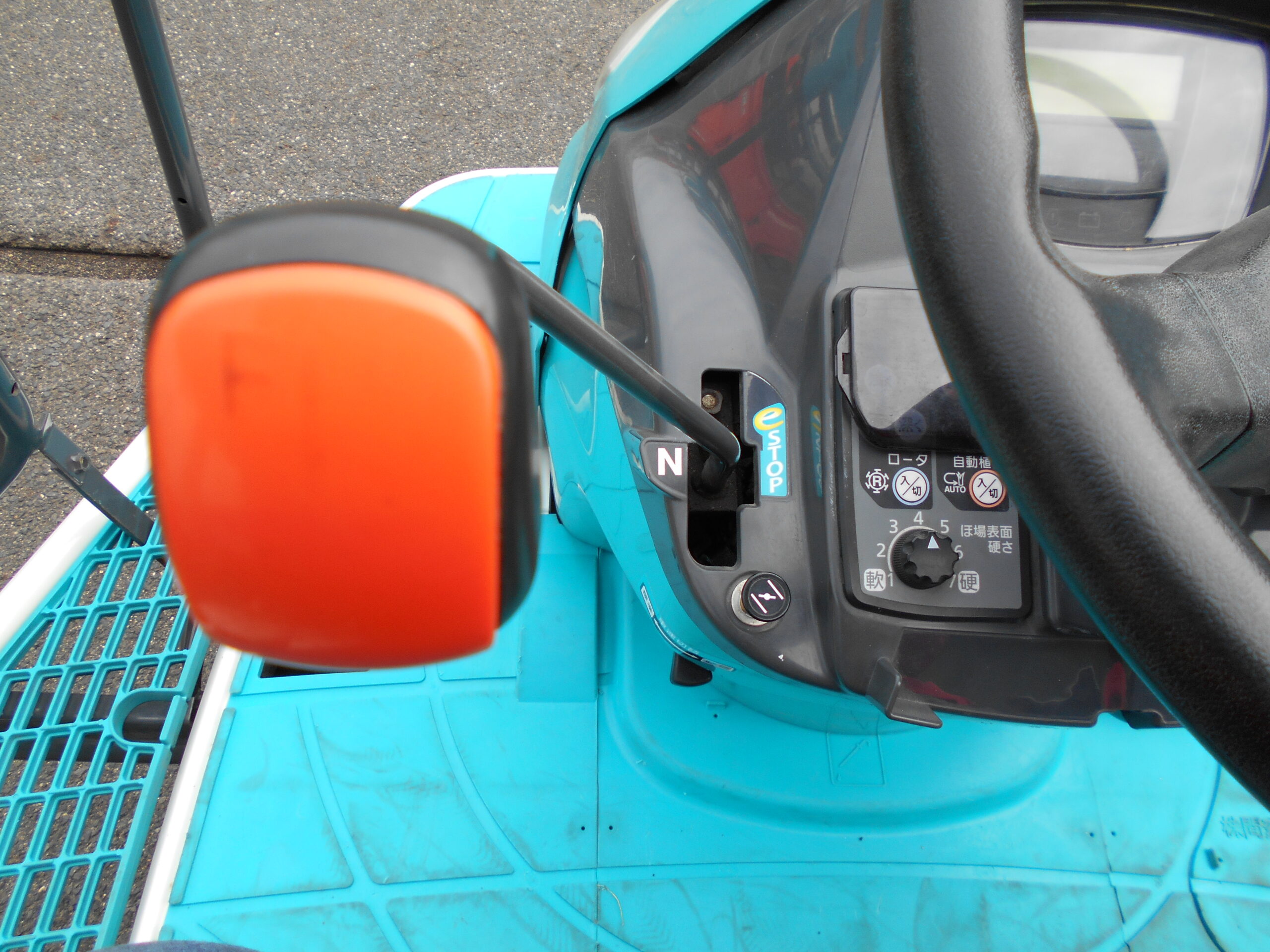 クボタ 田植機 ZP55-F 17ps 使用時間229h 5条植 ロータリ