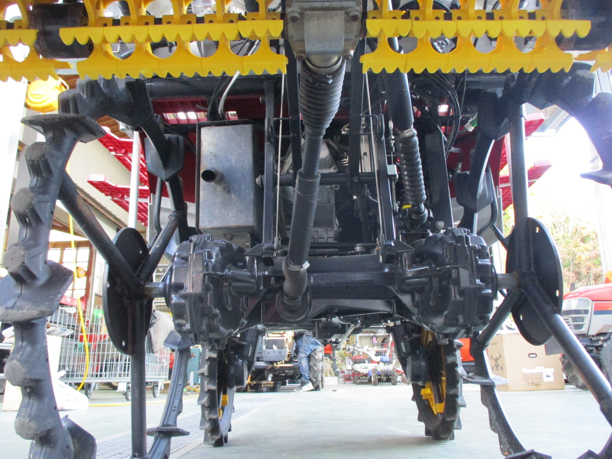 ヤンマー 田植機 YR4J 6.0ps 使用時間122h 4条植 ロータリ